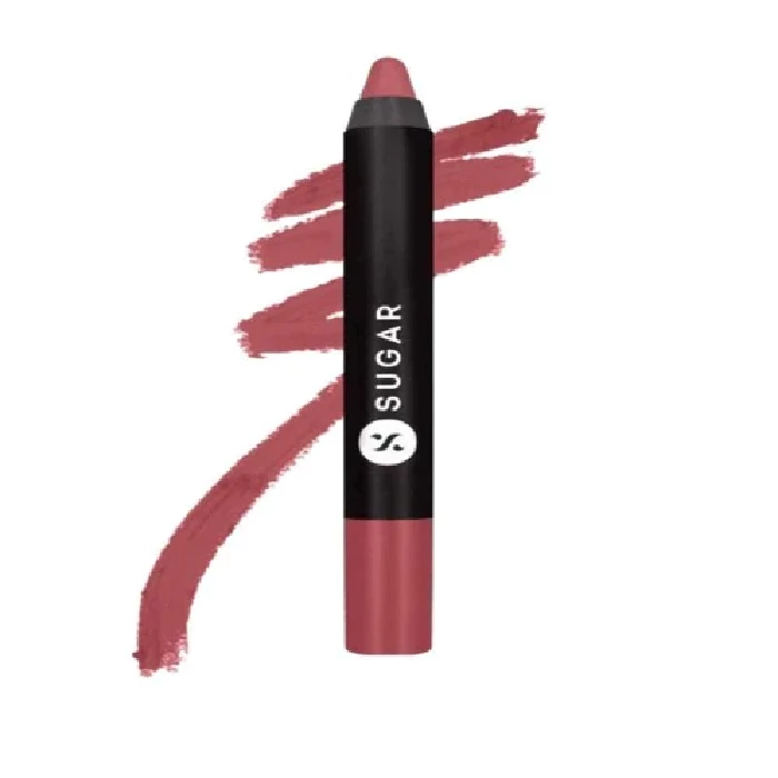 Sugar Matte As Hell Crayon Lipstick - Viola (Nude Mauve), 2.8 g-1.webp